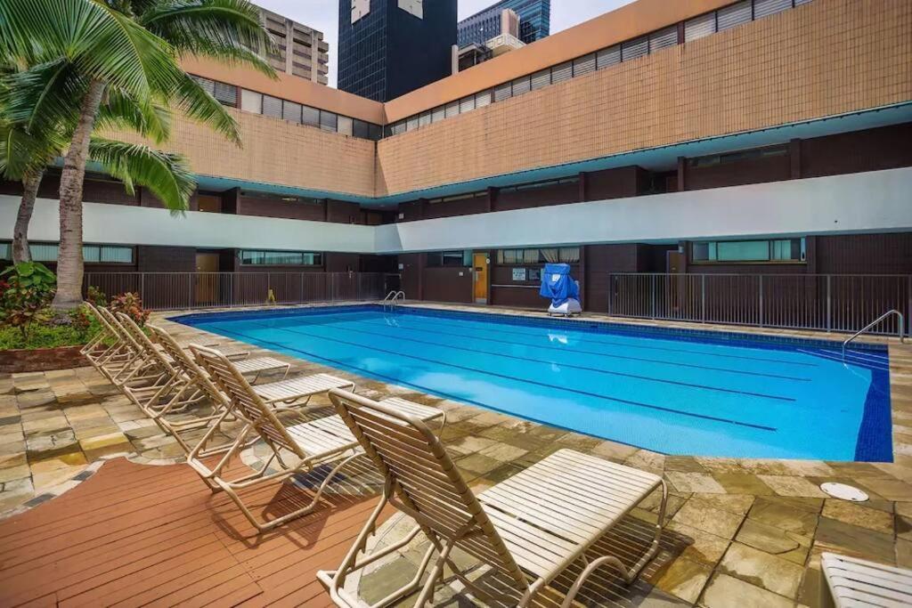 شقة 2Br Downtown High Ceiling Free Parking And Wifi هونولولو المظهر الخارجي الصورة